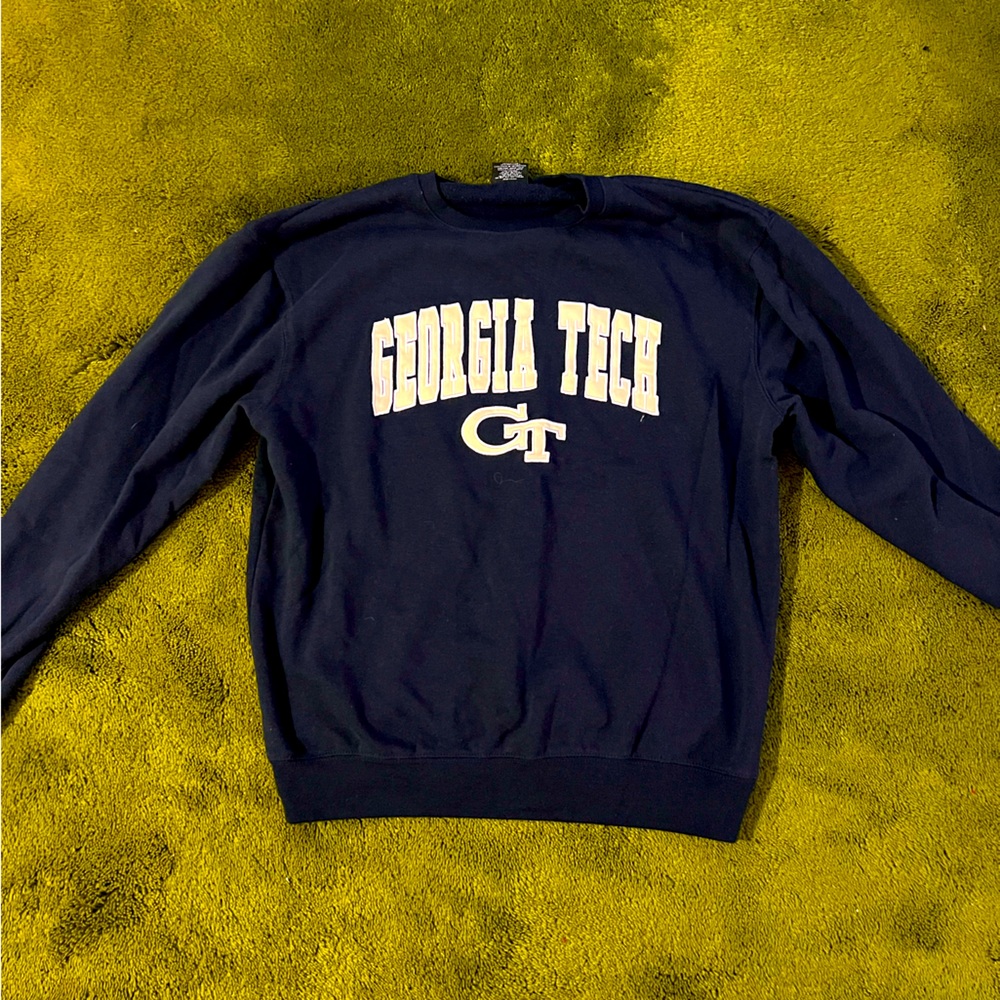 Large - Georgia Tech Crew Neck - Worn Once